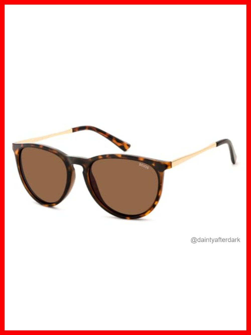 Round Polarized Sunglasses TR90 Lightweight Frame UV400 Unisex
